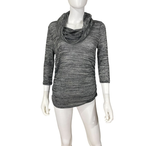 89th & Madison Sparkly Cowl Neck Sweater - Picture 2 of 8